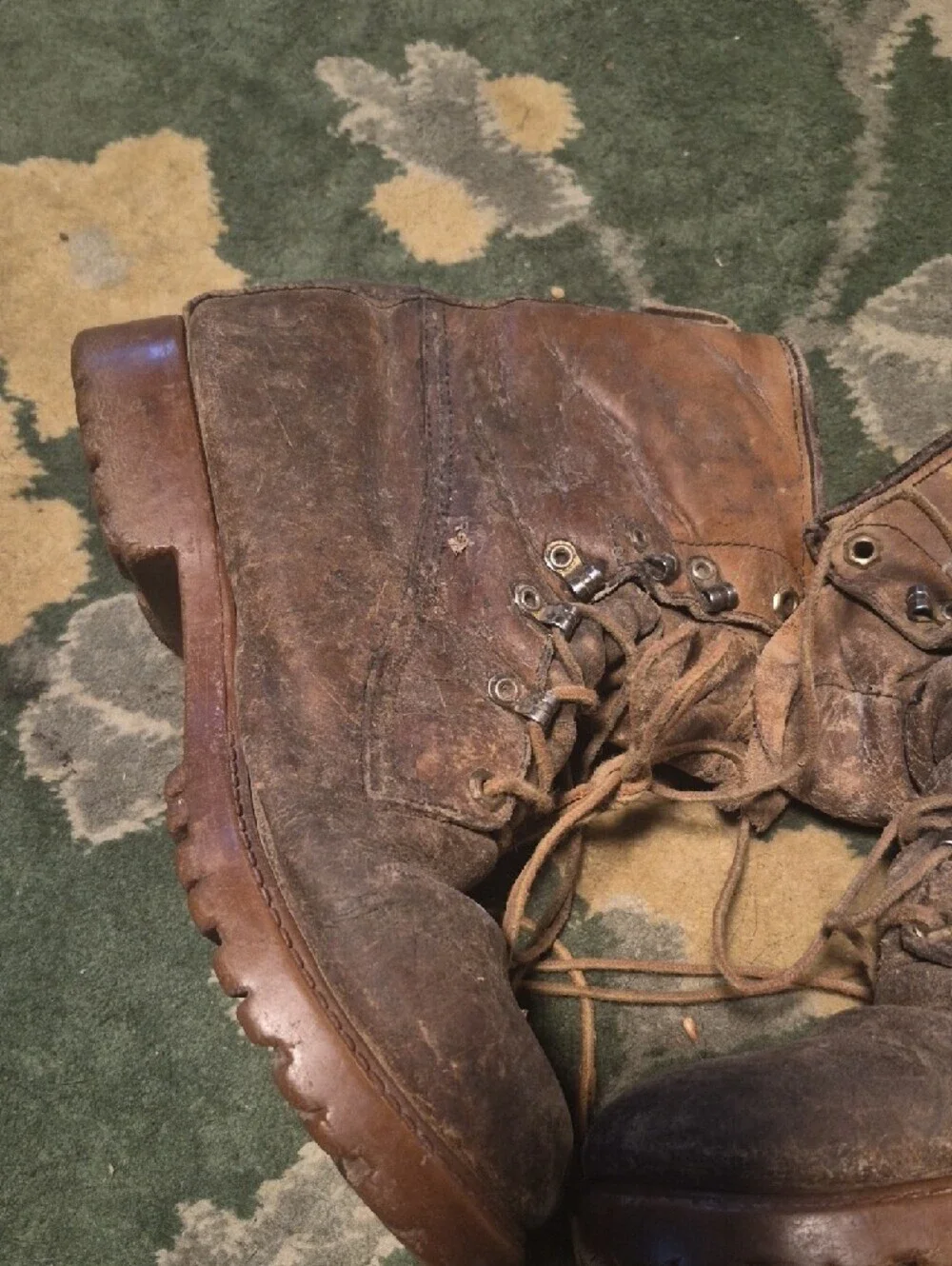 Men's Rustic Brown Leather Ankle Boots
